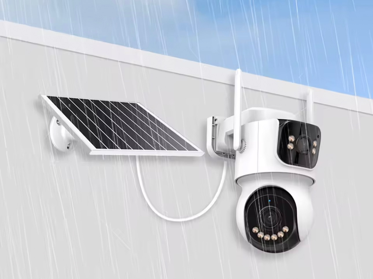 Cámara solar resistente a la intemperie